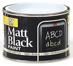 151 Matt Black Paint Black Board School Chalk Wood Metal Concrete School 180ml