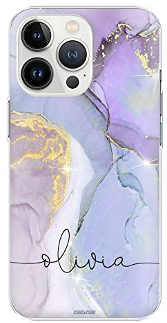 CaseStone Personalised Phone Cases fit Apple iPhone – Custom Design Made in UK – Great Gifts for Valentine’s Day, Birthday, Christmas (iPhone 13 Pro, 03)
