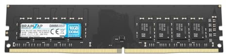 BRAINZAP Barrette de mémoire RAM DDR4 DIMM PC4-2400T 2Rx8 2400 MHz 1,2 V CL17 pour ordinateur