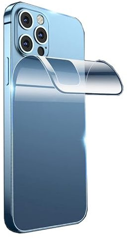 CUFEREDU 2 pièces protecteur d'écran arrière Flexible pour iPhone 12 Pro Max 6.7 Film Hydrogel arrière TPU Transparent Empreinte Résistant aux Explosions