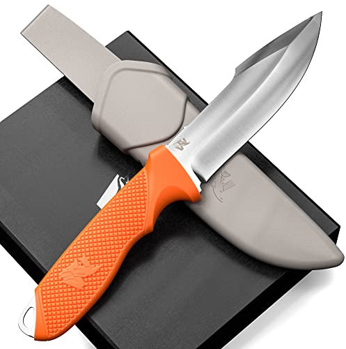 Wolfgangs W-KIDS - Schnitzmesser Kinder mit Süßem Kindermesser Führerschein - Outdoor Kinder Messer Set mit robuster Scheide - DAS Kinder Schnitzmesser für das erste große Abenteuer