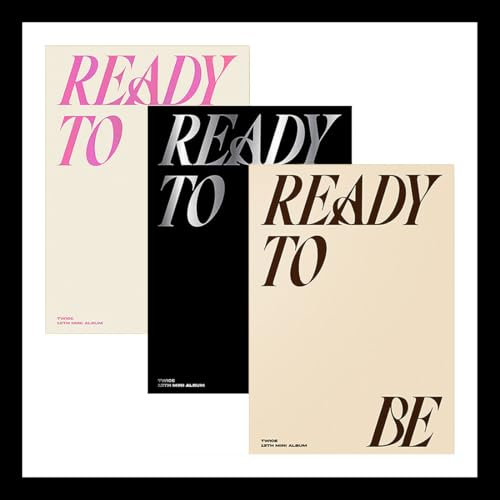 TWICE READY TO BE 12th Mini Album (READY + TO + BE - 3 Ver Set.+Gift Card) K-POP SEALED
