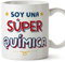 MUGFFINS Tazas para QUÍMICA mujer - En Español - Soy Súper - 11 oz / 330 ml - Regalo original y divertido