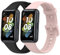 Flenco Correas de Repuesto para Huawei Band 7 Silicona Suave Deportiva Pulseras de Repuesto para Huawei Band 7 Transpirable Impermeable Correa Recambio Brazalete Pulseras Reemplazo para Huawei Band 7