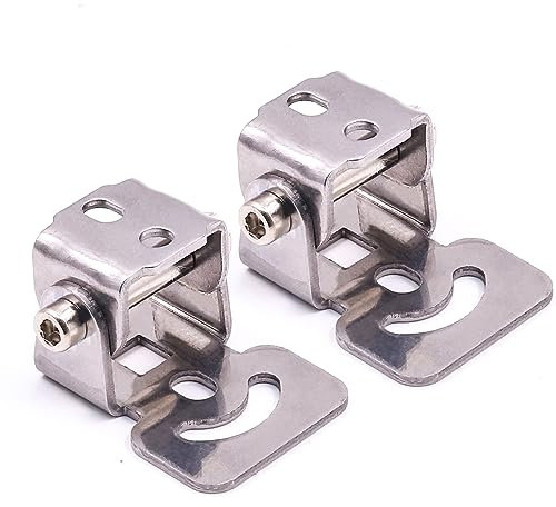 Biqing 2PCS Motorrad Scheinwerfer Halterungen, Einstellbarer Winkel Motorrad Modifizierte LED Strahler Halterung Edelstahl Motorrad Nebelscheinwerfer Halterung Halter