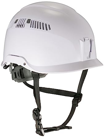 Ergodyne Skullerz 8977 Type 2 Vented Safety Helmet, Class C, Type II Hard Hat, White