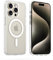 MobNano Hybrid Magnetisch Durchsichtig Hülle für iPhone 15 Pro Hülle [Kompatibel mit MagSafe] Stoßfest Bumper Transparent Starke Magnet Handyhülle Clear Silicone iPhone 15pro Case - Klar