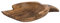 Divit Shilp Natural Wooden Tray, Serving Bowl for Salad, Veggies and Fruits, Large Deep Tray for Family, Party. (Hand Bowl)