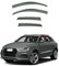 Windschutz Scheibe für Audi Q3 2011-2023,Auto Seiten Fenster Visier Regen Sonnenschutz Abdeckung Auto Zubehör,A-Mk1-8u 2012-2018