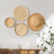 Piatti Decorativi In Alghe Intrecciate A Mano, Set Di Cestini Da Parete In Stile Bohémien, Decorazione Da Appendere Alla Parete(4 Pezzi)