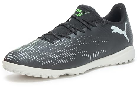 Puma, Men's, Future 8 Play Turf Trainer Soccer Cleats, Puma Black-Cool Light Gray-Fluo Green, 11