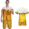 Beer Costumes for Adults - Beer Bottle Glass Costume for Adults, Funny Cosplay Oktoberfest Costumes | Beer Pint Adult-Sized Costume, Festival Bavarian Dress Up for Masquerades Halloween Bar