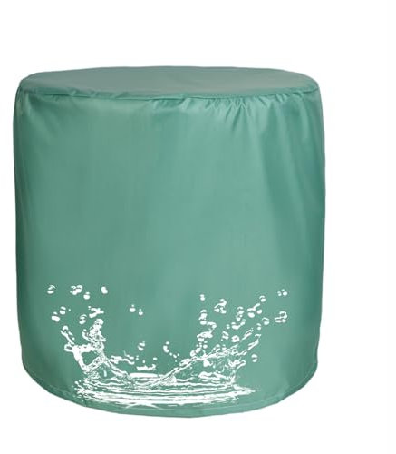 Abdeckung für Terrassenmöbel Runde 140x75cm, Wasserdicht Schutzhülle Gartenmöbel, Witterungsbeständig Robust Schutzhülle Gartenmöbel, für Gartentische und Möbelsets