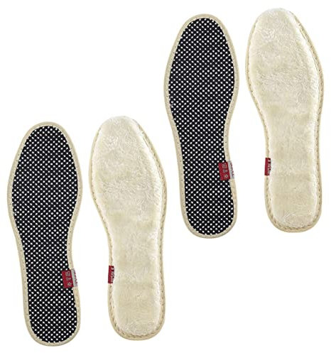 FOMIYES 4 Paare Einlegesohle Turnschuhe Für Damen Stützeinlagen Männer Flauschige Hausschuhe Für Frauen Schuhe Stiefel Warm Hausschuhe Für Damen Flauschige Herren Beige Latex