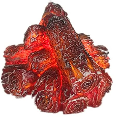 Falx camino elettrico per camino elettrico finto campeggio artificiale senza fiamme artificiale per interni decorazioni natalizie a casa, niente batterie, tronchi di fuoco finti