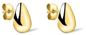 Liebeskind Berlin Ohrstecker LJ-1636-E-12 aus Edelstahl in IP Gold