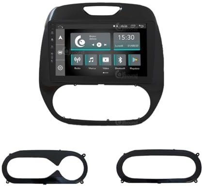Autoradio für Für Renault Captur (2013-2016) Mit Basic-Radio Und Seitlichem USB Android GPS Bluetooth WiFi USB DAB+ Touchscreen 9 8core Carplay AndroidAuto