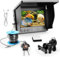 comeder Underwater Fishing Camera, 5000mAh Battery Fish Finder Camera Waterproof with 4.3 Inch IPS Display and 30M Cable, 220° Wide Angle Night Vision for Ice, River and Boat Fishing (30M)