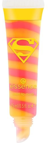 Essence Cosmetics Mascarilla para labios Superman swirl, hidratar-humectar, natural, brillante, translúcido, 15 ml
