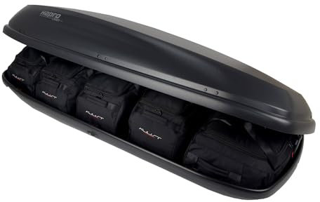 KJUST Taschen Set 5stk kompatibel mit Dachbox HAPRO CARVER 8.5