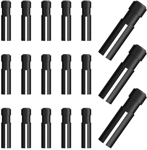 CyeeLife Aluminium Flight Protector,18 Stück Alu Dart Flight Savers,Dart Zubehör