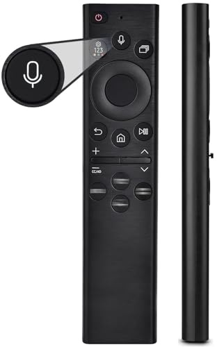 Telecomando di ricambio per Samsung Smart TV 2021-2023, controllo vocale Bluetooth, 4 tasti di accesso rapido per Netflix, Prime Video e Disney+, compatibile con Neo QLED, QLED 4K