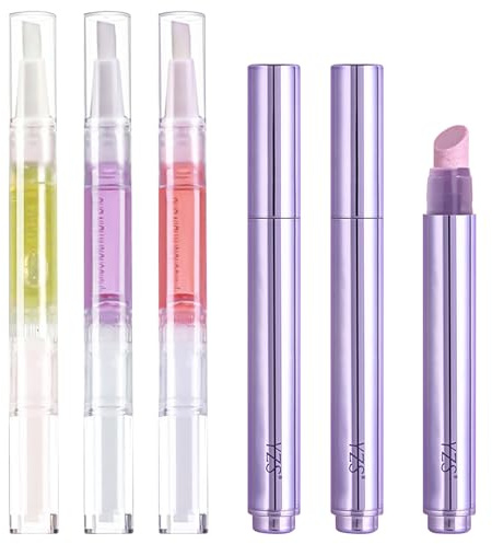 3 PCS Nutrition Oil Pen, Cuticle Oil Pens for Nails, Natural Ingredients | Upgrade 3-in-1 Nail Care Pen, for Hangnails, Dry & Damaged Nails, Moisturize Strengthen Brighten Nails Care (6 Set)