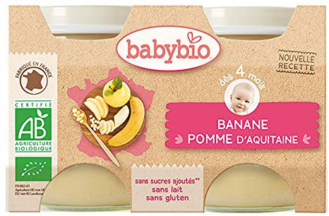 Babybio Pots Pomme d'Aquitaine Banane 260 g