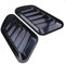 NewL - Rejilla de ventilación lateral para capó de coche (cromada, autoadhesiva)