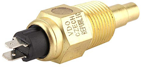 Sensor de temperatura del agua del motor 1/2NPT Sensor de temperatura VDO para medidor de aceite y agua, accesorio de motor