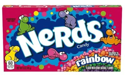 Nerds for The Love of Nerds Trauben-/Erdbeeraromen, Theaterbox, 142 g