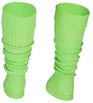STEVEN Stulpen Mädchen Grün, Wadenwärmer aus Baumwolle, Beinstulpen für Kinder, Leg Warmers, Geschenk für Junge Tänzer