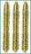 Novatool 3X Wickeldraht I Gold I 0,50 mm I Draht I Metalldraht Gartendraht Blumendraht Bindedraht Biegedraht Pflanzendraht rostfrei Dekoband Dekodraht