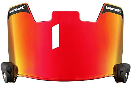 BARNETT Reve Visier für American-Football-Helm (Rot)