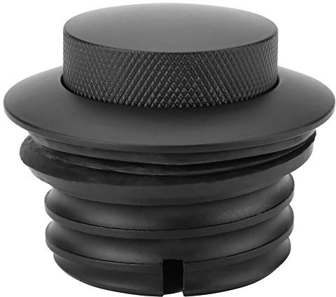 Dioche Up Tankdeckel Belüfteter Tankdeckel, Motorrad Kraftstofftank Tankdeckel Up Ölbehälter Gasdeckel für 1982-2017(Schwarz)