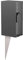 ledscom.de Columna de Enchufe para jardín POMI con Espiga de Tierra para Exterior, IP44, Sensor crepuscular, Triple, Antracita, Angular, 23cm