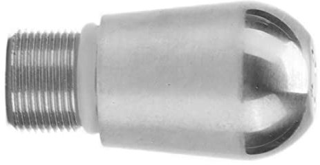 Hztyyier Coffee Steam Nozzle, Stainless Steel Milk Frother Spout Coffee Machine Parts Milk Foam Steam Nozzle Milk Frother Spout for Barsetto BAE01 BAE02(Yum Figure Four Hole)