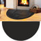121.9x68.9 cm halbrunde Kaminmatte, verbesserte 4-lagige feuerfeste Matte für Kamin, feuerfeste Matte, schützt den Boden vor Funken, Glut für drinnen und draußen