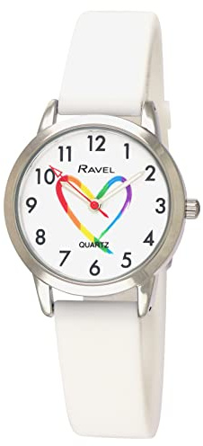 Ravel - Unisex Silicone Rainbow Watch - Analogue Quartz - R1812