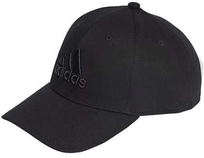 adidas Unisex Big Tonal Logo Baseball Cap, Black, One Size