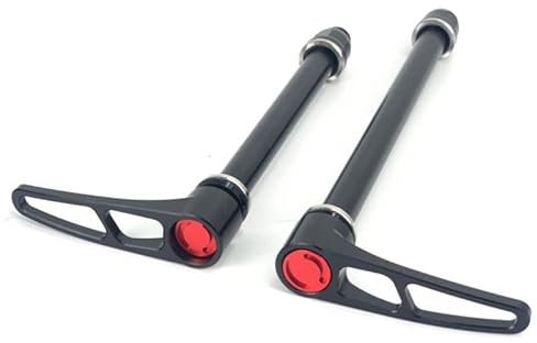 Steckachse,Fahrrad Schnellspanner Rennrad-Scheibenbremsen-Schnellspanner, Titan, Steckachse, Fahrradnabenrohr, Wellenspieße, 12 x 100 mm, 12 x 142 mm, for Rennrad mit Scheibenbremsen ( Color : 1 pair