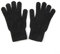 Embouro Herrenhandschuhe aus 100% Kaschmir, gestrickte ultraweiche Handschuhe aus reinem Kaschmir mit geripptem Bündchen (Schwarz)