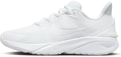 NIKE Star Runner 4 Nn (GS), Sneaker, White White White Pure Platinum, 39 EU