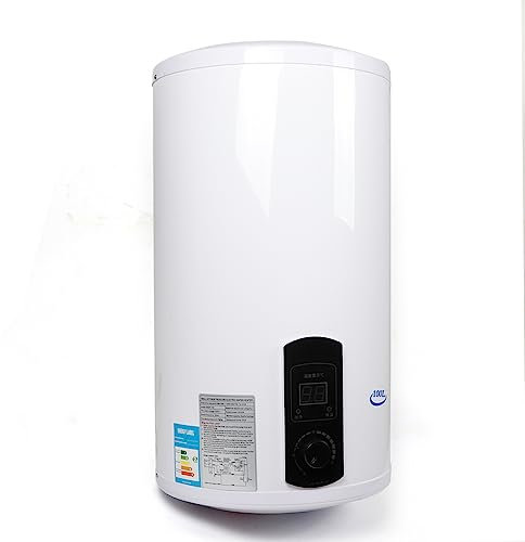 Calentador de agua eléctrico, calentador de agua caliente, control inteligente, calentador de pared, depósito interior, capacidad: 60 L, pantalla digital para baño, cocina, 2 kW, 220 V (100 L)