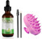Olio di Rosmarino per Capelli con Massaggiatore Cuoio Capelluto - Puro Olio Essenziale di Rosmarino per Capelli, Viso, Sopracciglia, Rosemary oil for Hair Growth w/Scalp Massager