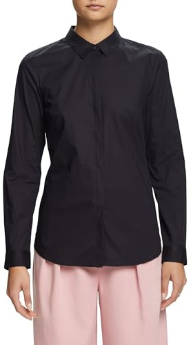 ESPRIT Damen 993ee1f332 Bluse, Schwarz, S EU