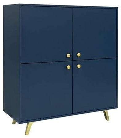 Kommode Sideboards ENIA Schrank Wohnzimmer (Dunkelblau)