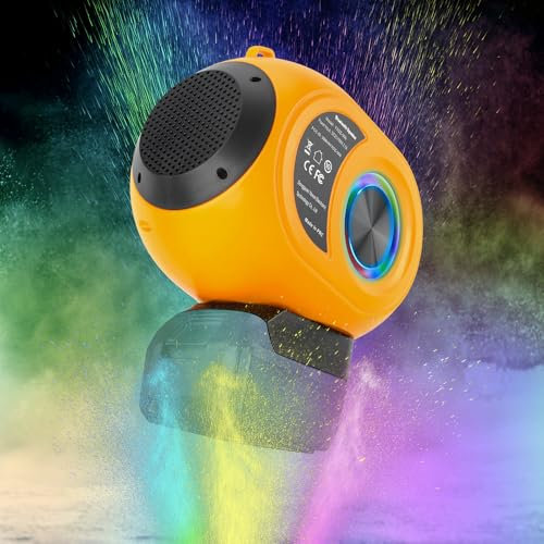 Bluetooth Speaker for Dewalt 20V Max Li-ion Battery, Portable Speaker with 25W Tweeters, TWS Pairing, USB-A/C Port, Wireless Speaker for Garage Outdoor(Battery Not Included)