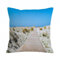 AELKSP Kissenbezug Kissenhülle Haus Dekorativ Für Jungen/Mädchen Wohnzimmer Schlafzimmer Sofa Stuhl Kissenbezüge,Fußweg auf Le Dune baech in Teulada südlich von Sardinien, Italien,40x40 cm
