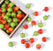 CHGCRAFT 60 STK Mini Künstlicher Apfel Gefälschte Frucht Simulation Grüne Und Rote Äpfel Gefälschte Frucht Apfel Mini Gefälschte Äpfel Für Home Party Weihnachtsbaum Dekor Party Foto Requisiten